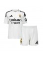 Real Madrid David Alaba #4 Hjemmedraktsett Barn 2024-25 Korte ermer (+ bukser)